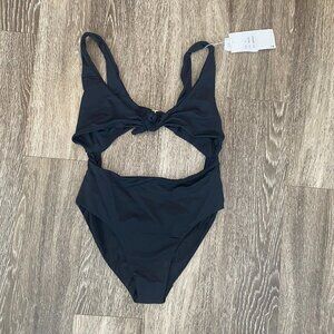 Womens NWT Swim by Lioness Pacsun Black One Piece Swimsuit - L